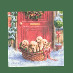 CASA PUPPIES Set Di 20 Tovaglioli Multicolore| Tovaglioli