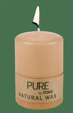 CASA PURE Candela A Cilindro Beige| Candele