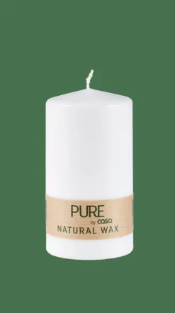 CASA PURE Candela Cilindrica Bianco| Candele