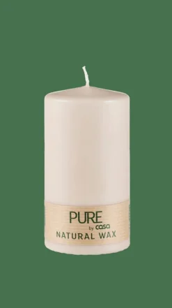 CASA PURE Candela Cilindrica Marrone Chiaro| Candele