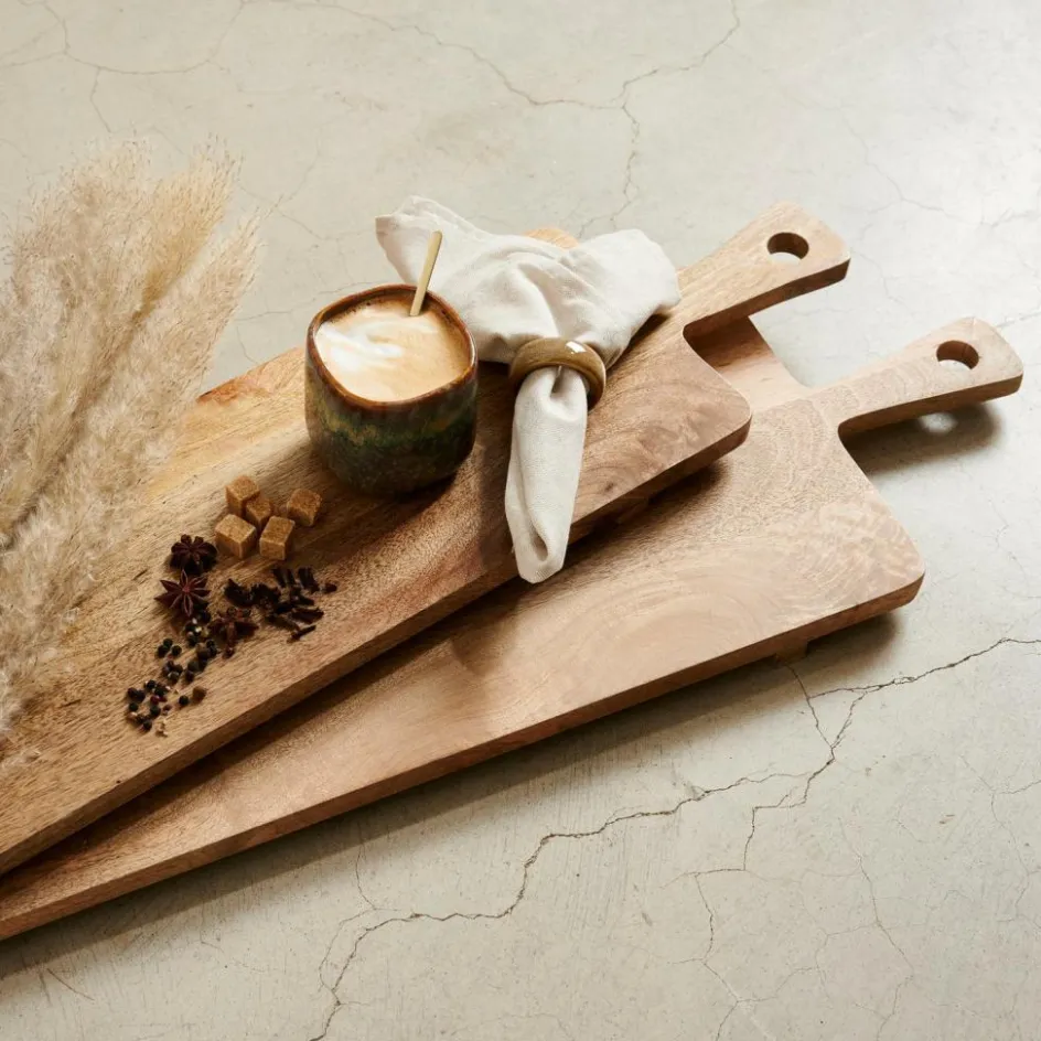 CASA PURE LUXURY Tagliere Da Portata Naturale| Piatti Da Portata