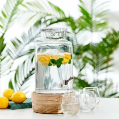 CASA PURI Serbatoio Con Rubinetto 5,5 L Trasparente| Serbatoi