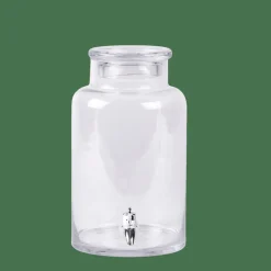 CASA PURI Serbatoio Con Rubinetto 5,5 L Trasparente| Serbatoi