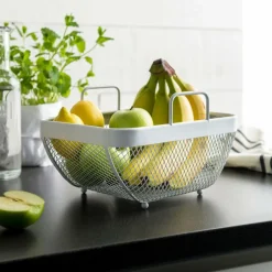 CASA PURO Cestino Bianco| Accessori Da Cucina