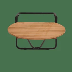 CASA RAVA Tavolo Pieghevole Tavolo Balcone Naturale| Set Balcone