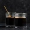 CASA RELAX Bicchiere A Parete Set Di 2 12 CL Trasparente| Bicchieri Da Tè|Bicchieri Da Caffè