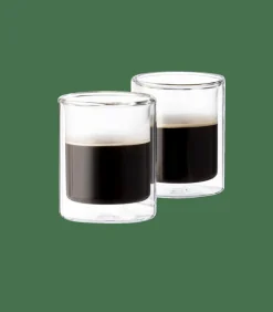 CASA RELAX Bicchiere A Parete Set Di 2 12 CL Trasparente| Bicchieri Da Tè|Bicchieri Da Caffè