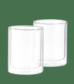 CASA RELAX Bicchiere A Parete Set Di 2 33 CL Trasparente| Utensili Da Tè|Bicchieri Da Caffè