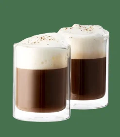 CASA RELAX Bicchiere A Parete Set Di 2 33 CL Trasparente| Utensili Da Tè|Bicchieri Da Caffè