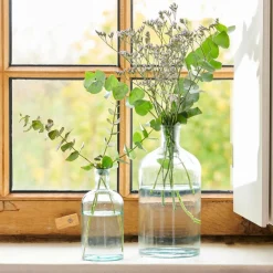 CASA RETRO Vaso Bottiglia Trasparente| Vasi