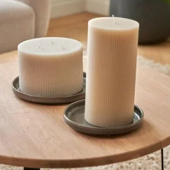 CASA RUSTIC Candela Ondulata Beige| Candele