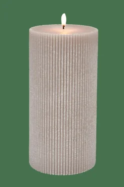 CASA RUSTIC Candela Ondulata Grigio| Candele