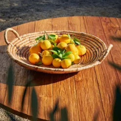 CASA SAMOS Piatto Decorativo Naturale| Ciotole Decorativi