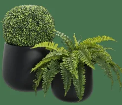 CASA SENSE Vaso Da Giardino Nero| Vasi Di Fiori|Vasi Da Giardino