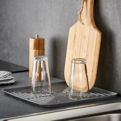 CASA SINK Tappeto Scolapiatti Grigio| Accessori Da Cucina