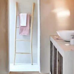 CASA TEAK Scaletta Naturale| Mobili Da Bagno