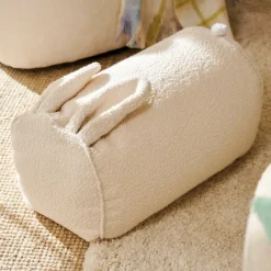 CASA TEDDY BUNNY Pouf Bianco Antico| Pouf