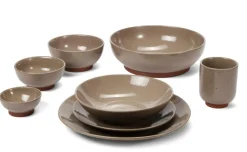 CASA TERRA Piatto Fondo Taupe| Piatti
