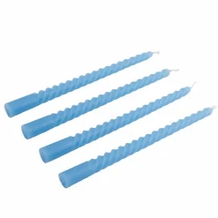 CASA TWIST Candele Intrecciate Set Di 4 Arancione| Candele
