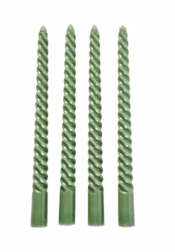 CASA TWIST Candele Intrecciate Set Di 4 Rosa| Candele