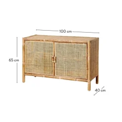 CASA WAYAN Armadio Naturale| Cassettiere