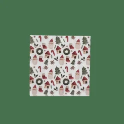 CASA X-MAS VIBE Set Di 20 Tovaglioli Multicolore| Tovaglioli