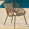 CASA YUMA Sedia Lounge Naturale| Sedie Lounge