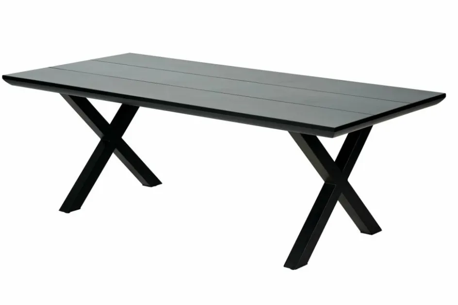 CASA FORMAX Tavolo Da Giardino Con Gambe X Nero| Tavoli Da Giardino