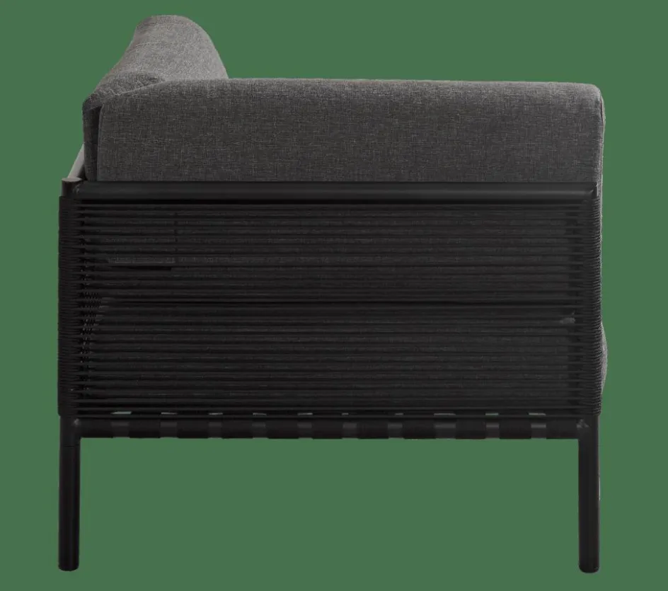 CASA JUMBO Poltrona Ad Angolo Nero| Set Lounge