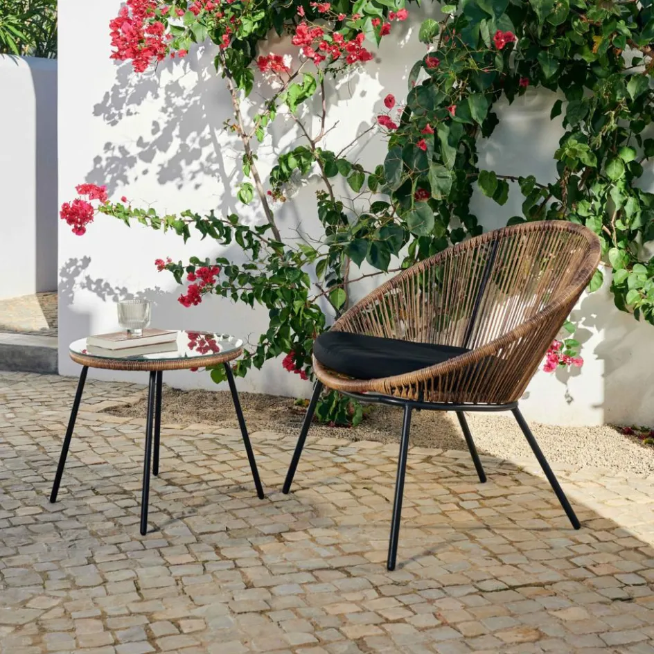 CASA PAPAYO & ACAPULCO Set Lounge Naturale| Sedie Lounge|Set Lounge